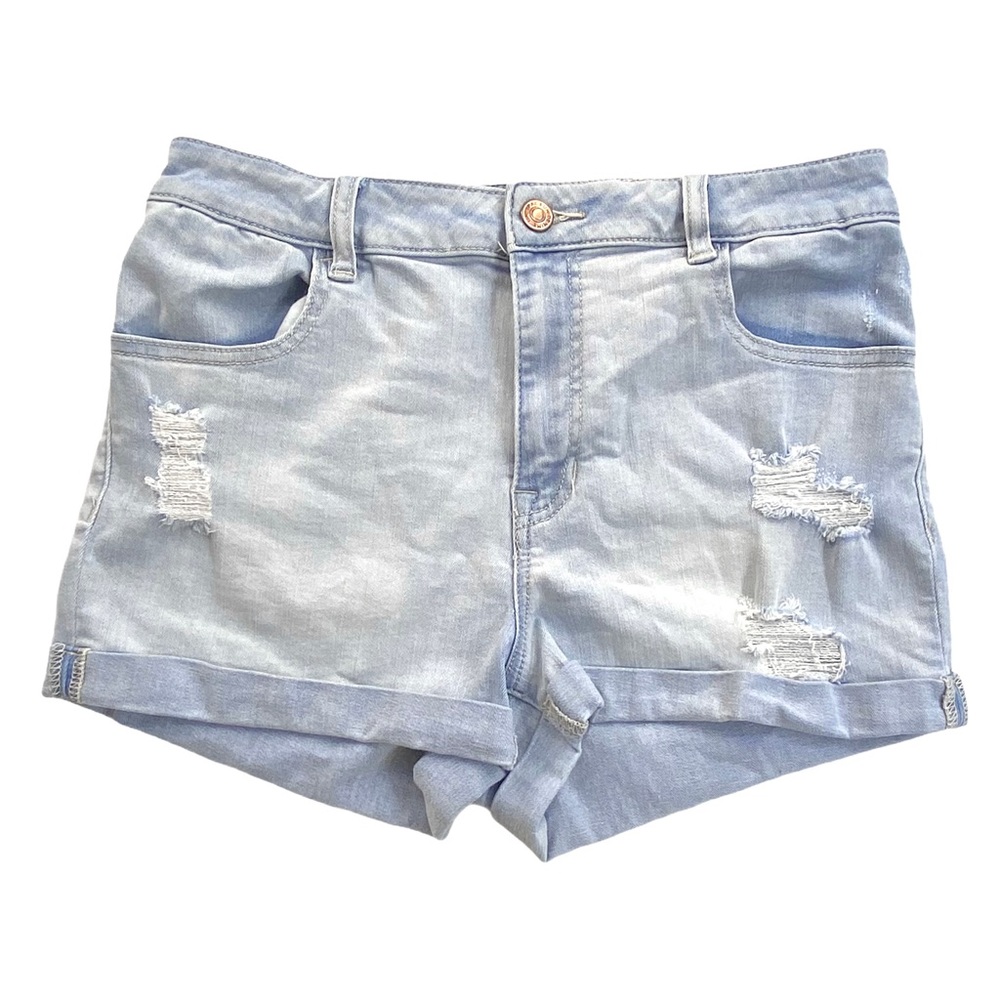 PacSun Super Stretch High Waisted Denim Shorts 29
